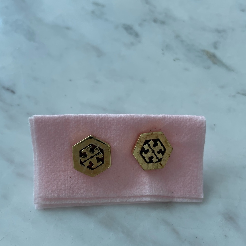 Tory Burch T logo earrings